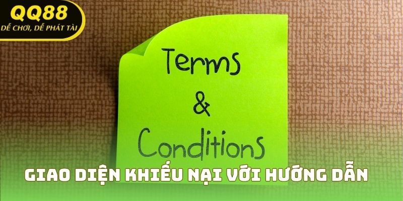 Giao diện khiếu nại với hướng dẫn giải quyết tranh chấp rõ ràng